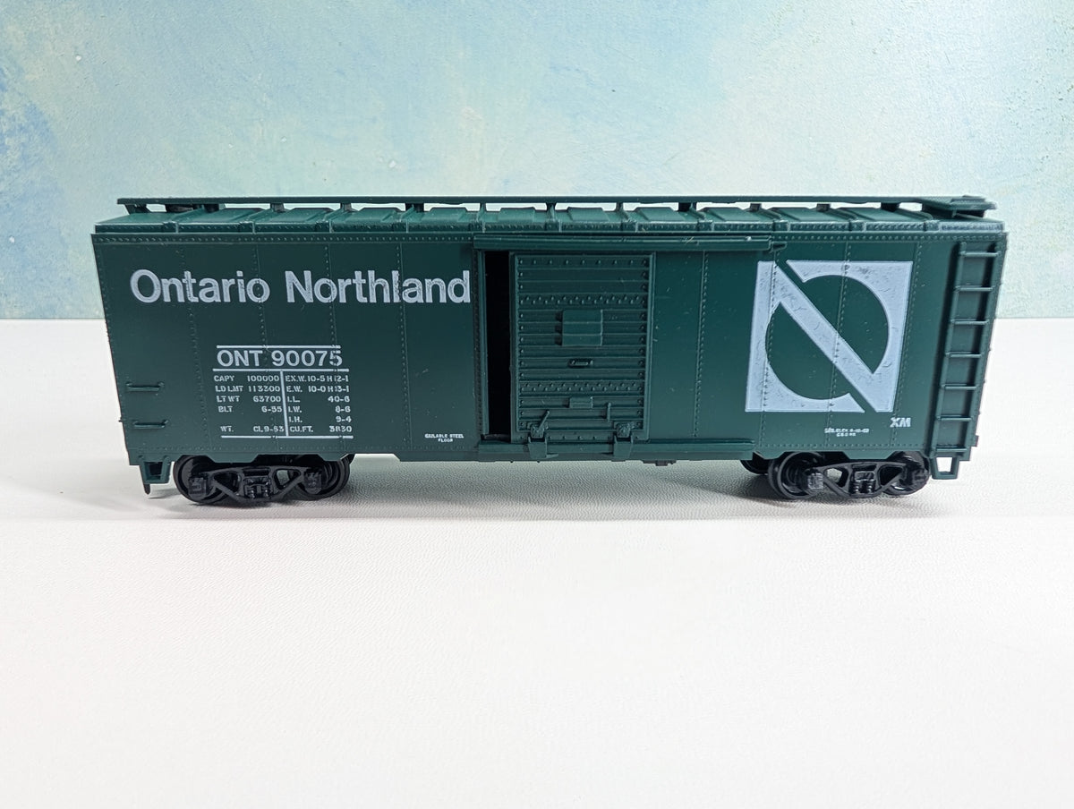 USED Athearn HO Scale 40' Box Car Ontario Northland Railway ONT #90075