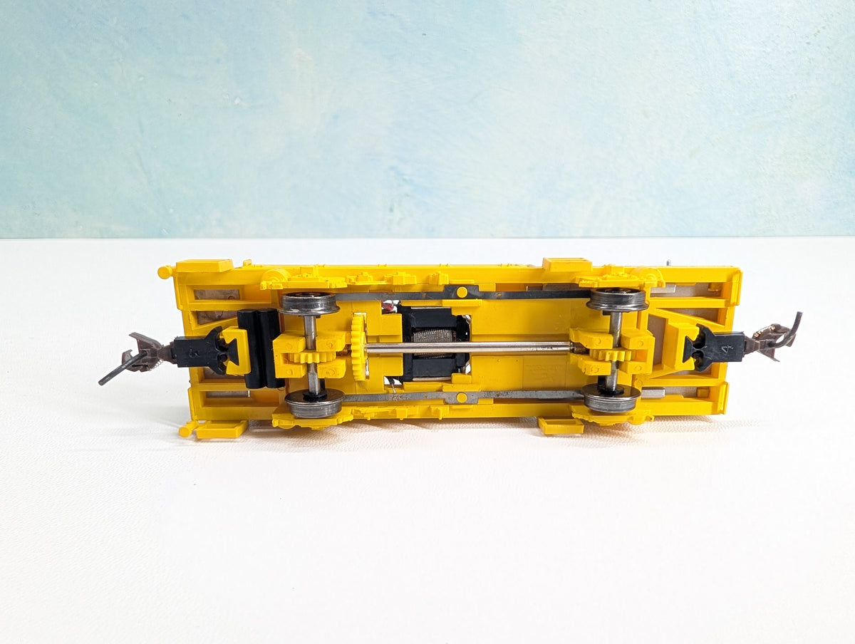 USED Bachmann 16948 HO Scale Self Propelled Ballast Vehicle w/ Crane Maintenance of Way Tested! DC