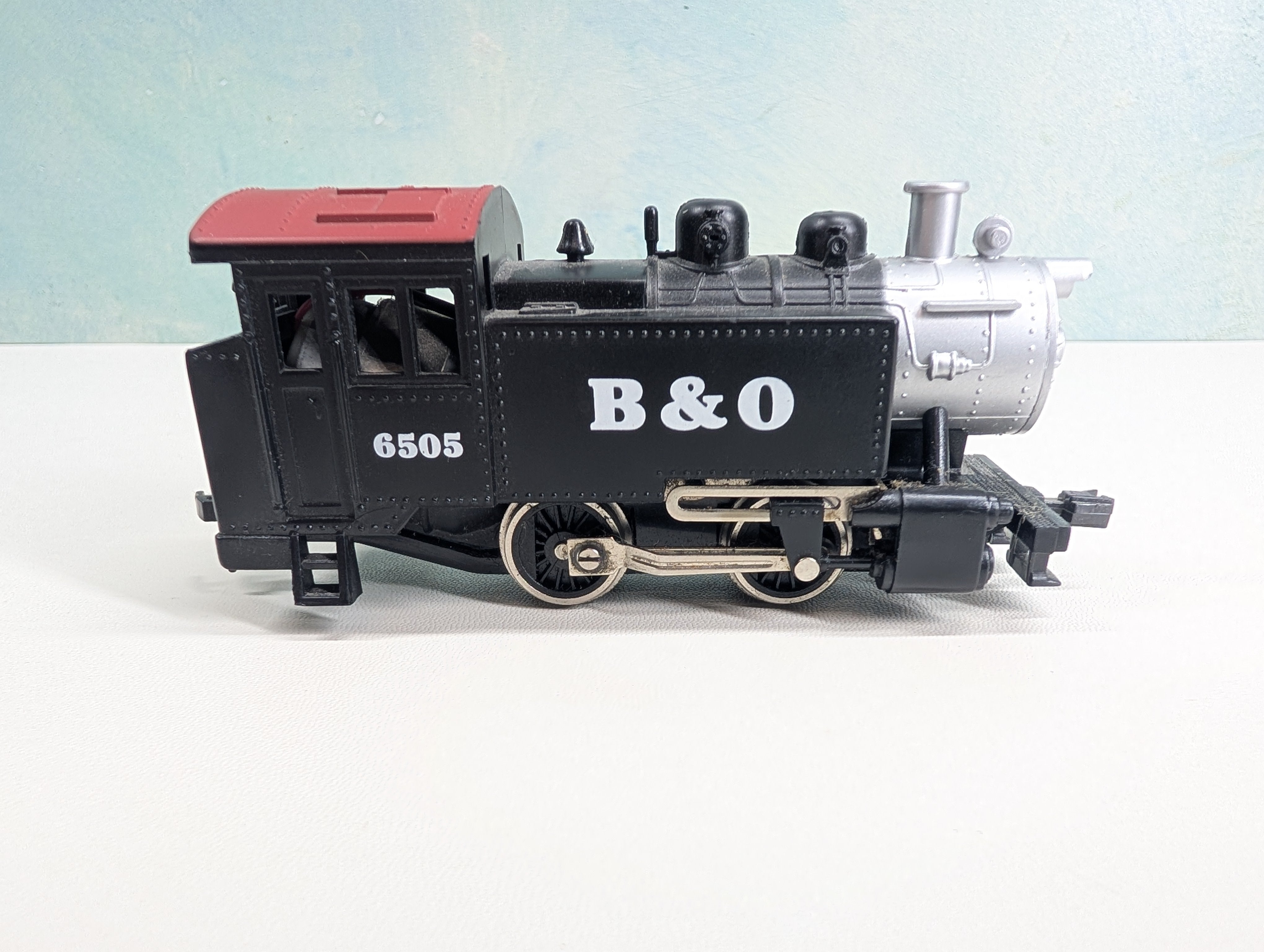 USED Model Power HO Scale 0-4-0 Switcher Tank Steam Engine Baltimore and Ohio B&O #6505 Tested! DC
