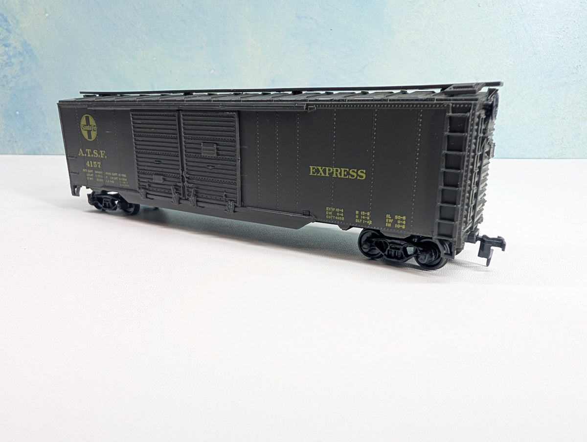 USED Athearn HO Scale 50' Express DD Box Car Santa Fe ATSF #4157
