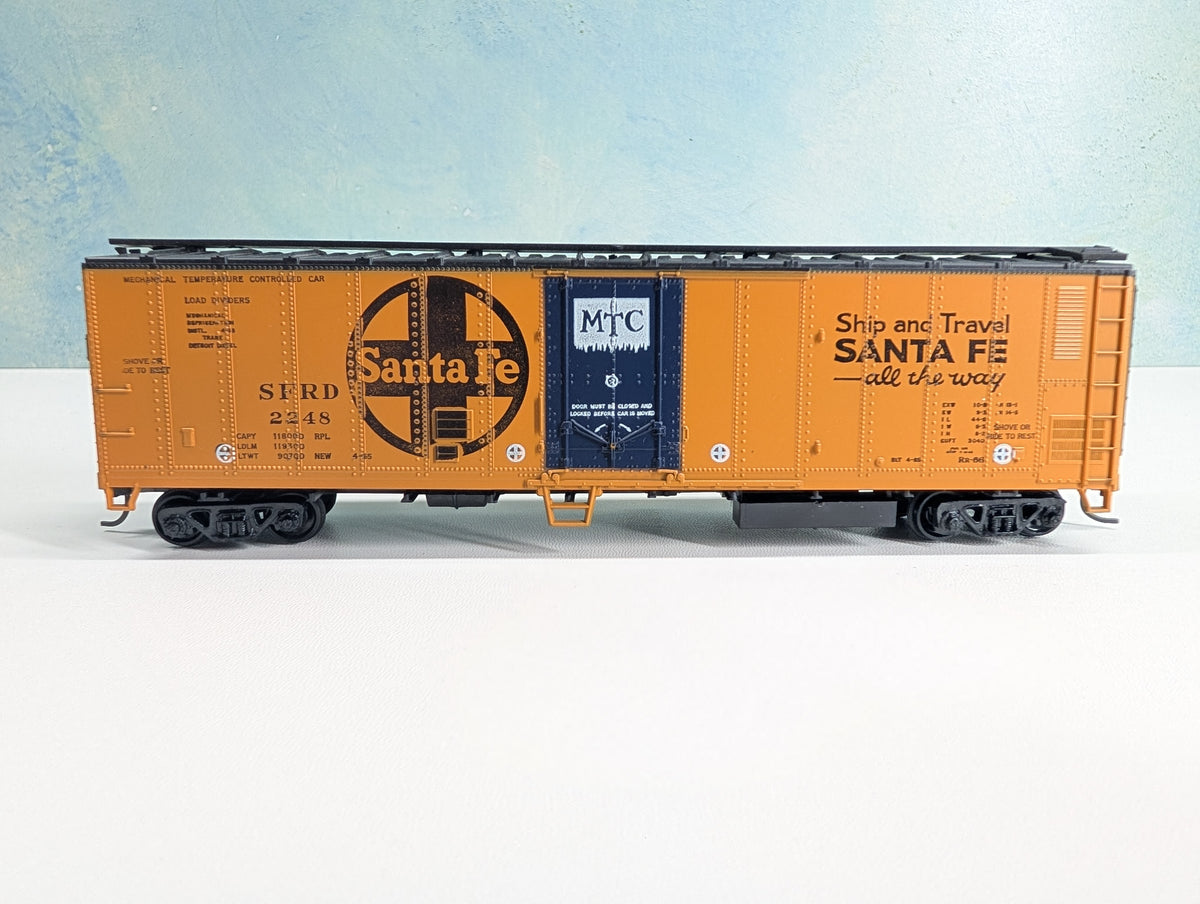 USED Athearn HO Scale 50' Reefer Box Car Santa Fe SFRD #2248