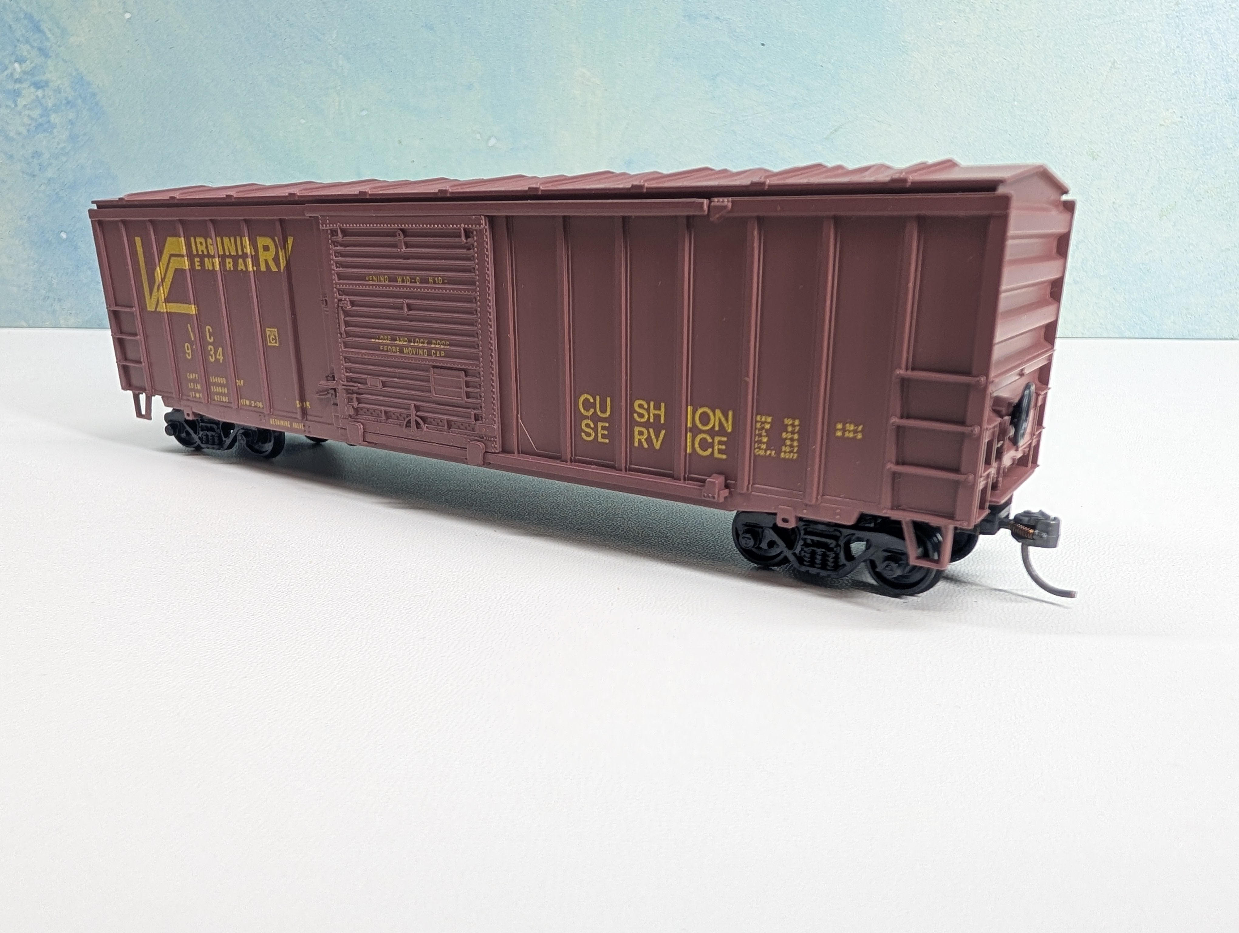USED Athearn HO Scale 50' ACF Box Car Virginia Central VC #9134 Bev-Bel
