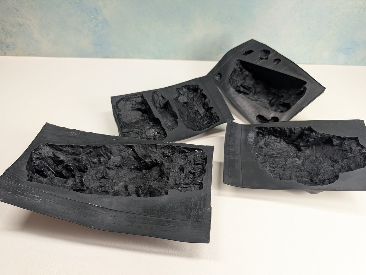USED Woodland Scenics Multi Scale Lot of 4 Rock Molds