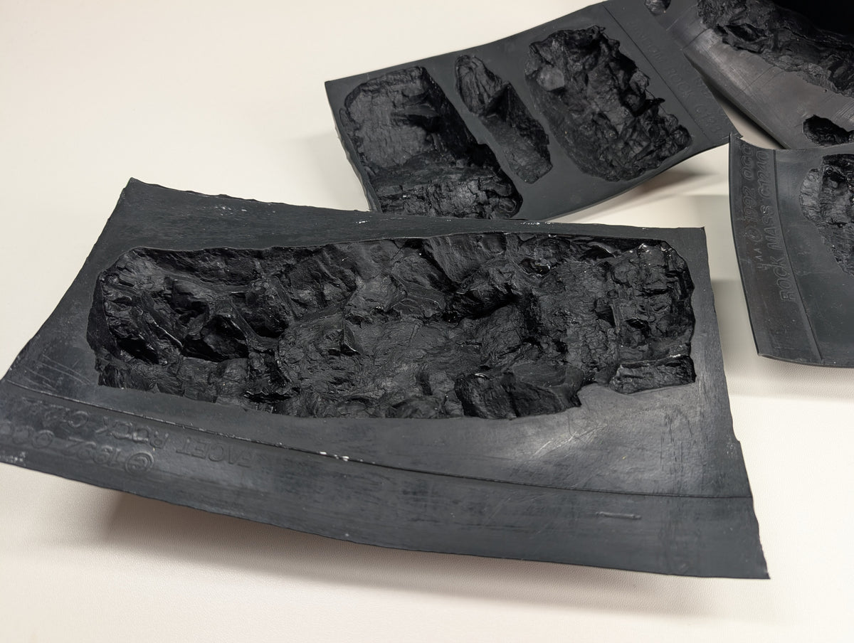 USED Woodland Scenics Multi Scale Lot of 4 Rock Molds