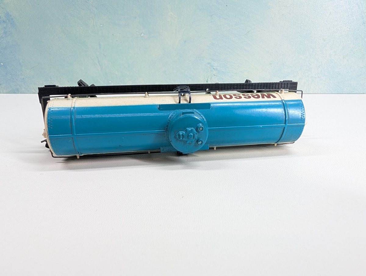 USED Tyco HO Scale Single Dome Tank Car Wesson Pure Vegetable Oil GATX #9876