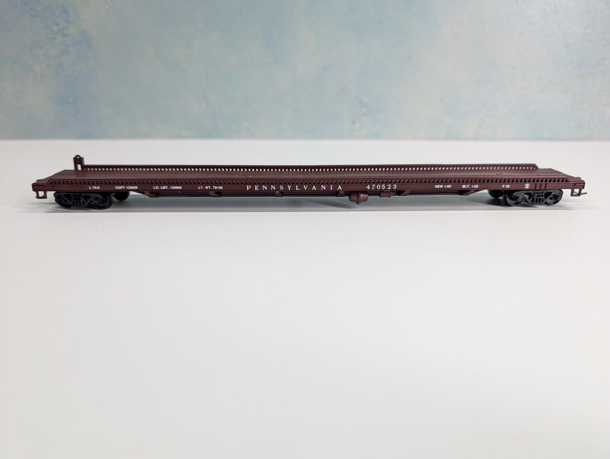 USED Walthers 932-3953 HO Scale 75' TOFC Flat Car Pennsylvania PRR #470523