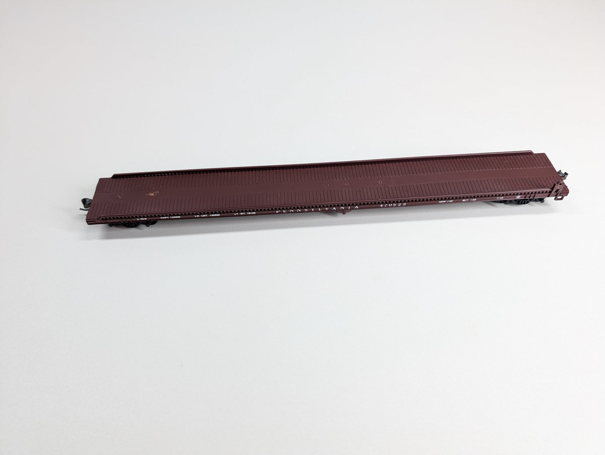 USED Walthers 932-3953 HO Scale 75' TOFC Flat Car Pennsylvania PRR #470523