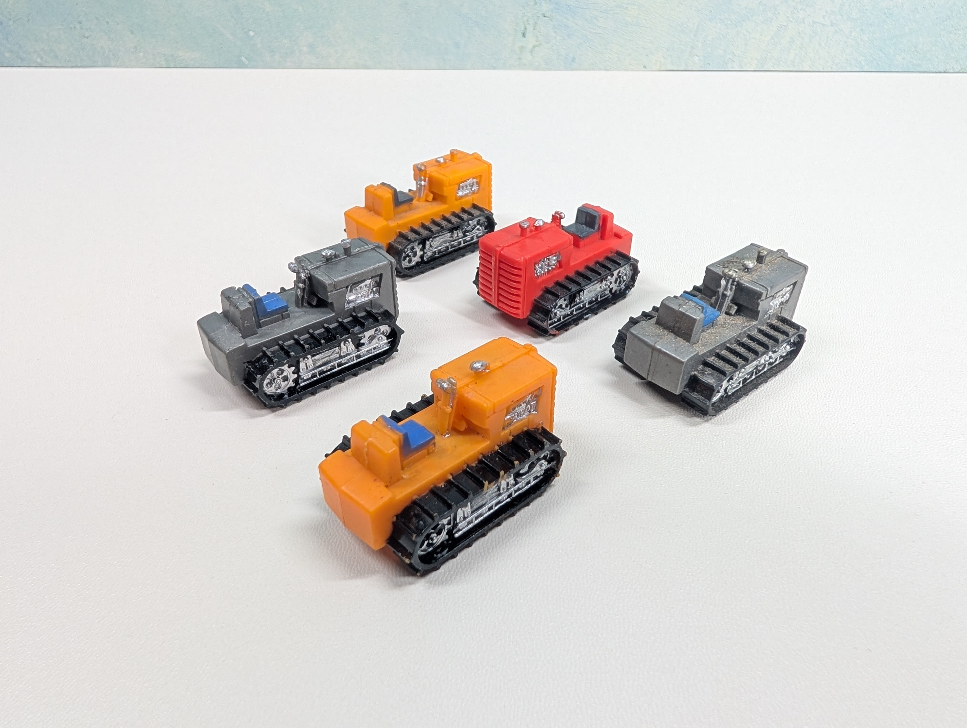 USED Tyco HO Scale Lot of Tractor Loads (5 pcs)