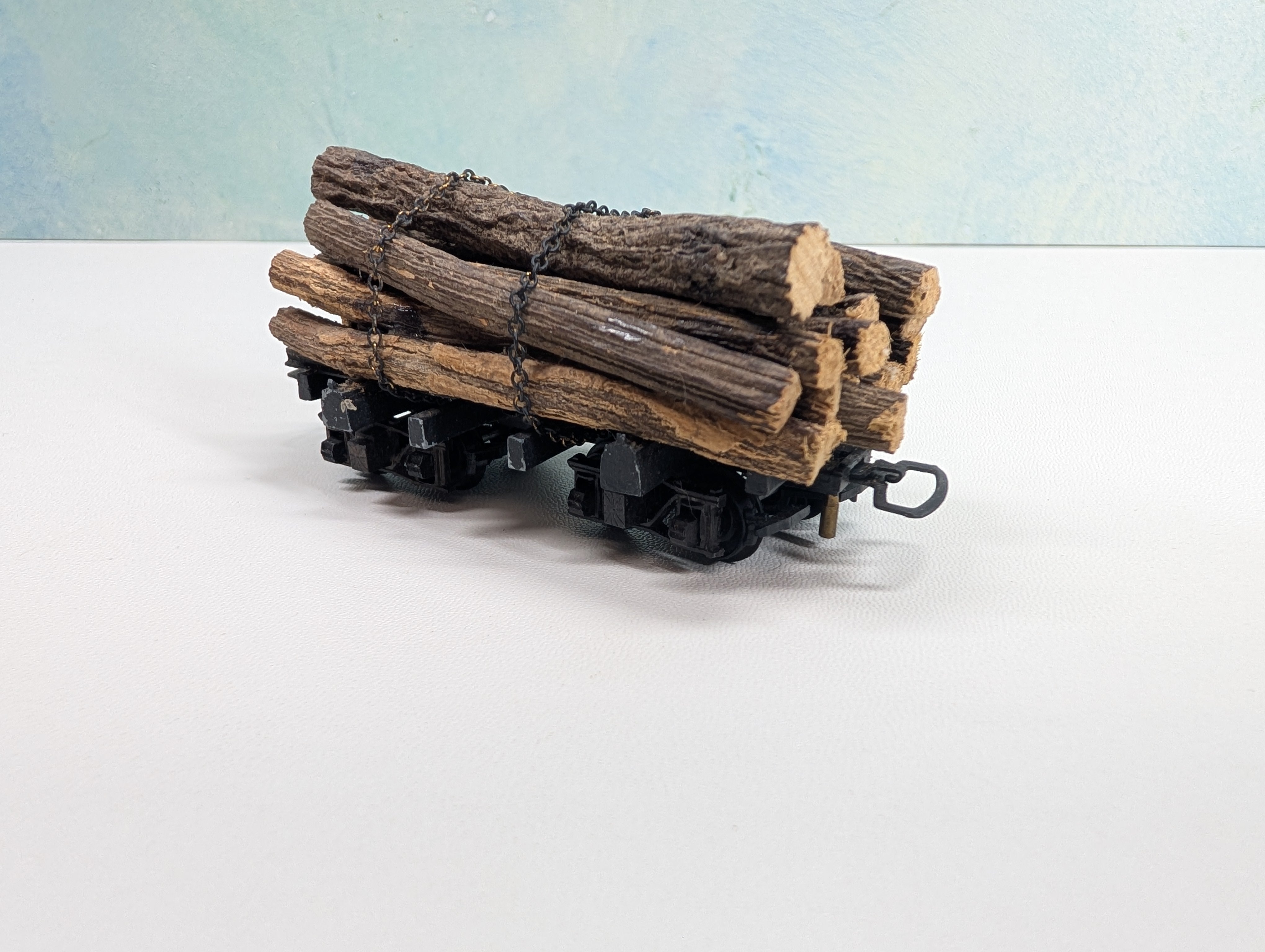USED HO Scale Skeleton Log Car