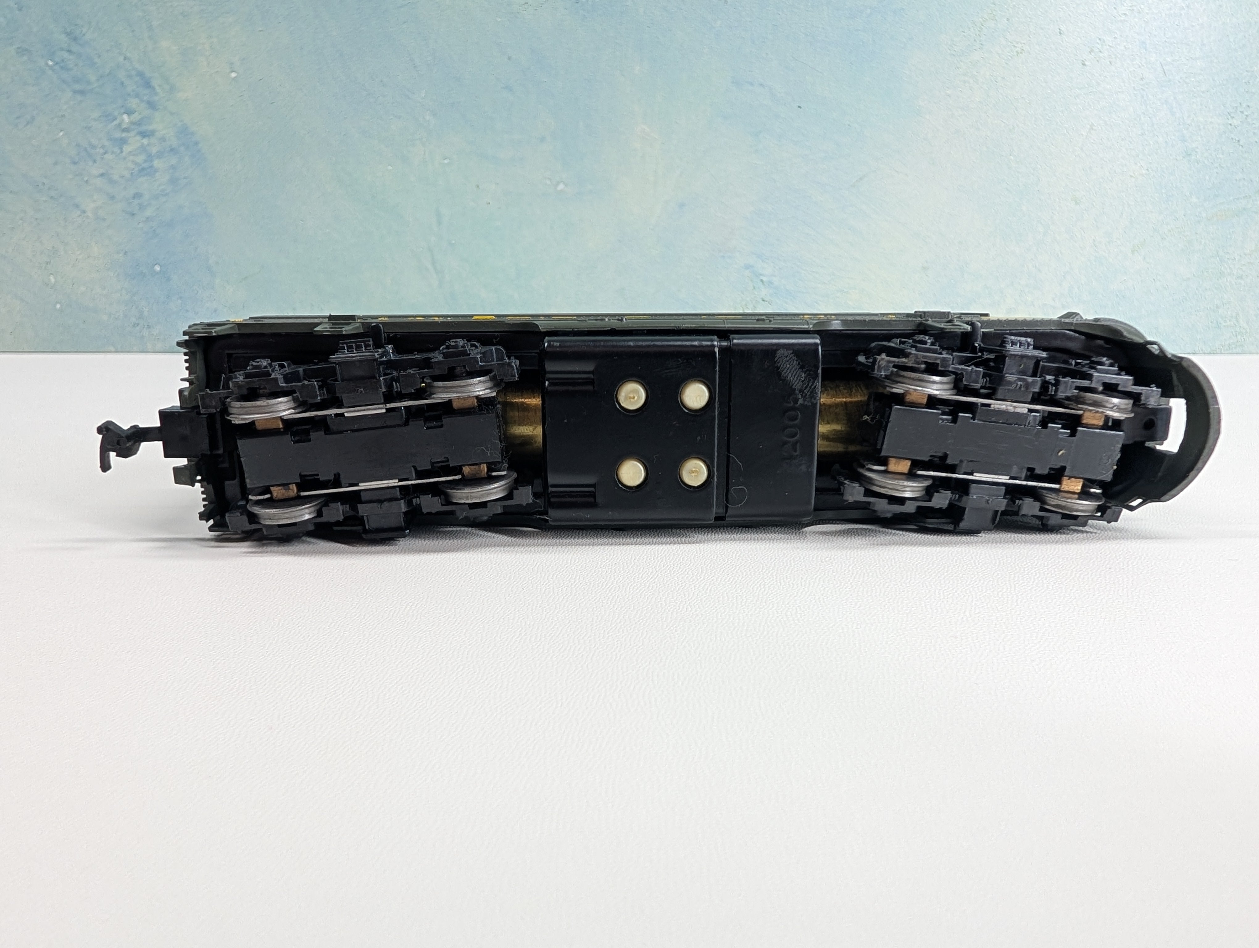 USED Athearn HO Scale F7A Diesel Locomotive, Green Pennsylvania PRR #9643 Runs Great! DC
