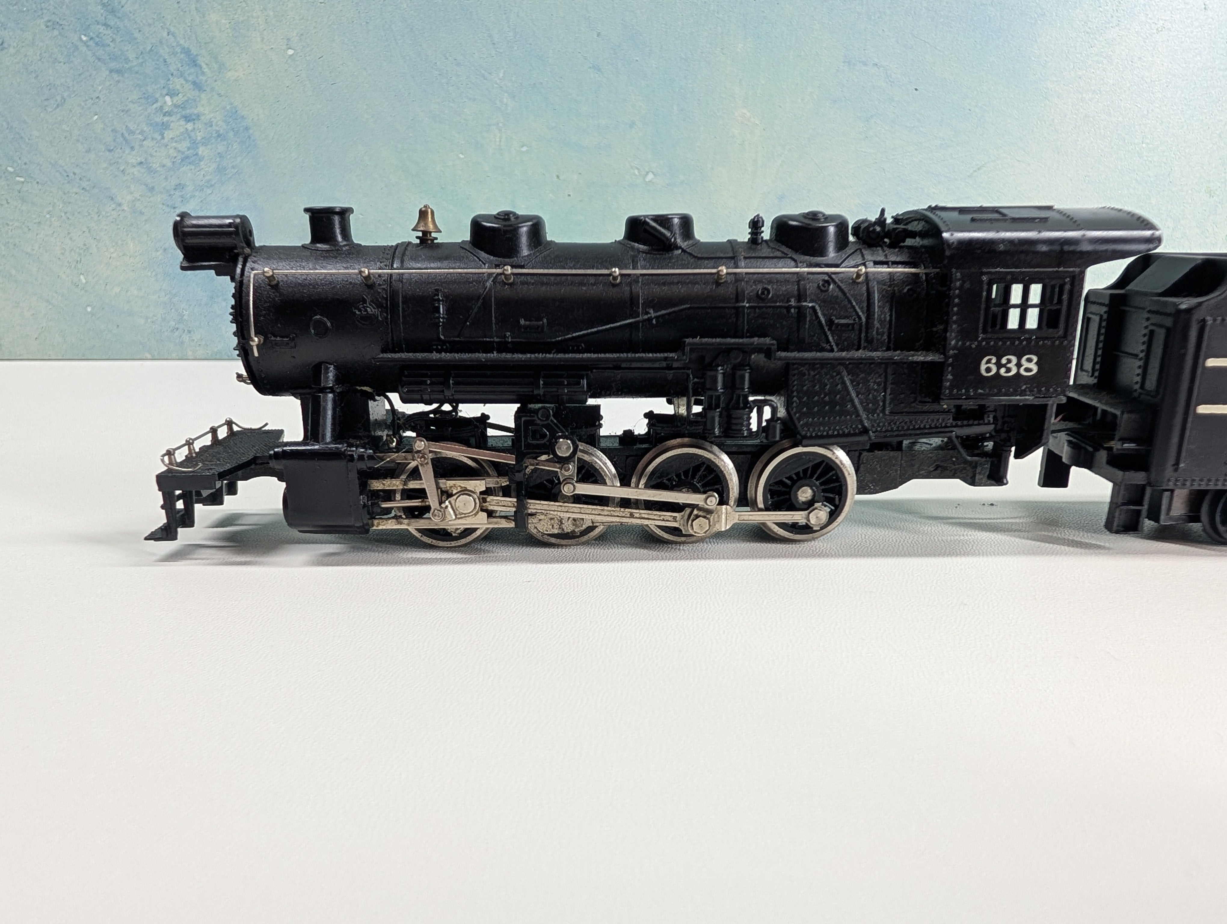 USED Tyco HO Scale 0-8-0 Steam Locomotive Chattanooga #638 Tested! DC
