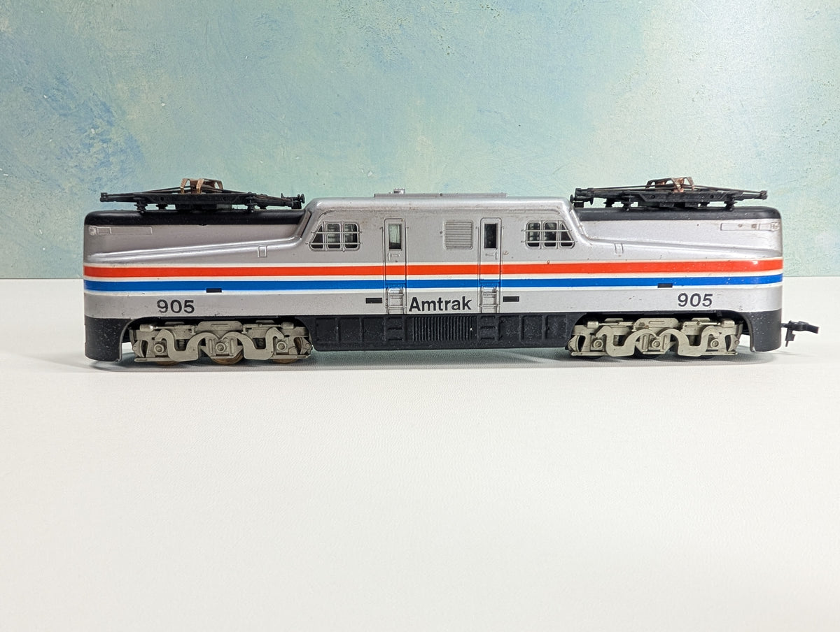 USED Tyco HO Scale GG1 Electric Locomotive Amtrak #905 Tested! DC