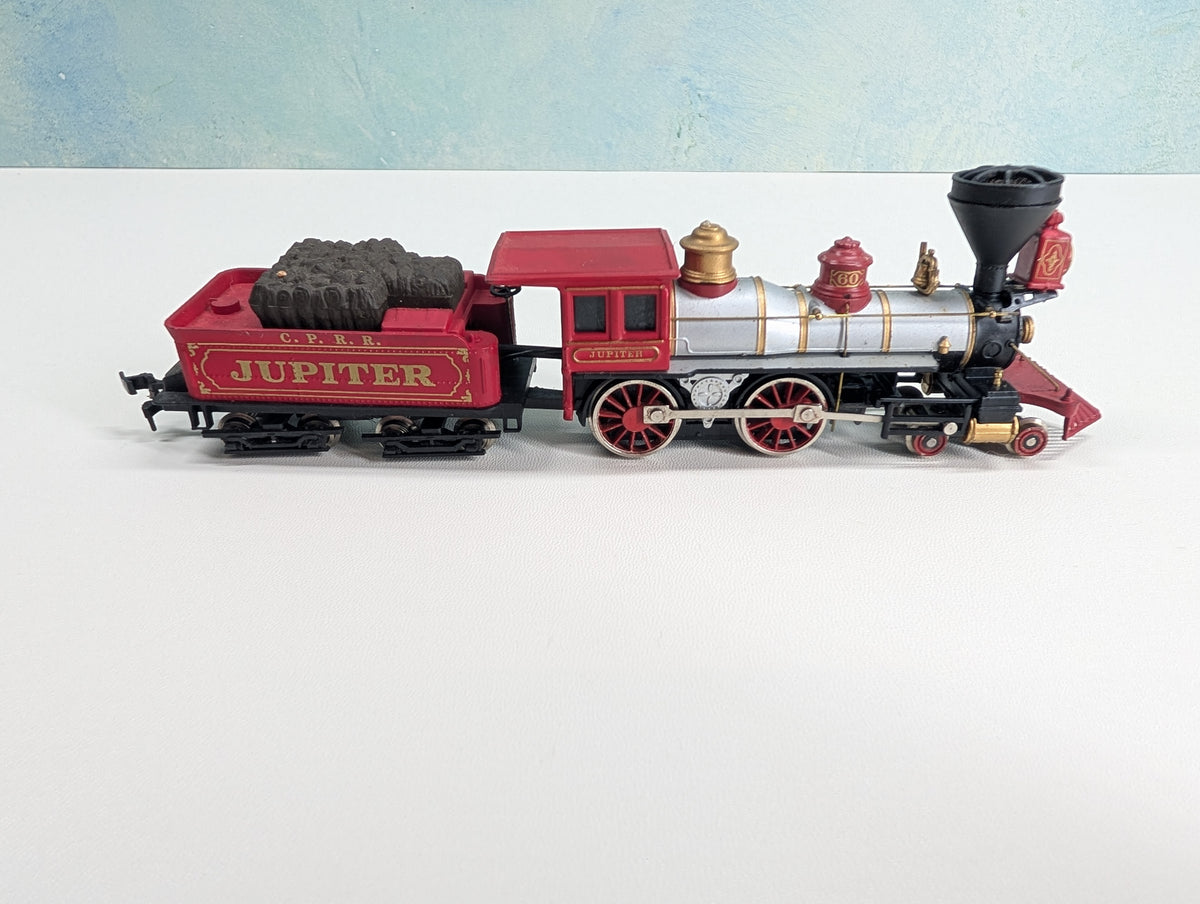 USED Bachmann HO Scale 4-4-0 Steam Engine w/ Tender Jupiter #60 Tested! DC