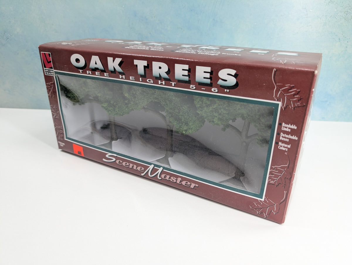 Life-Like 1957 MULTI Scale Oak Trees (4-6") (3pcs)