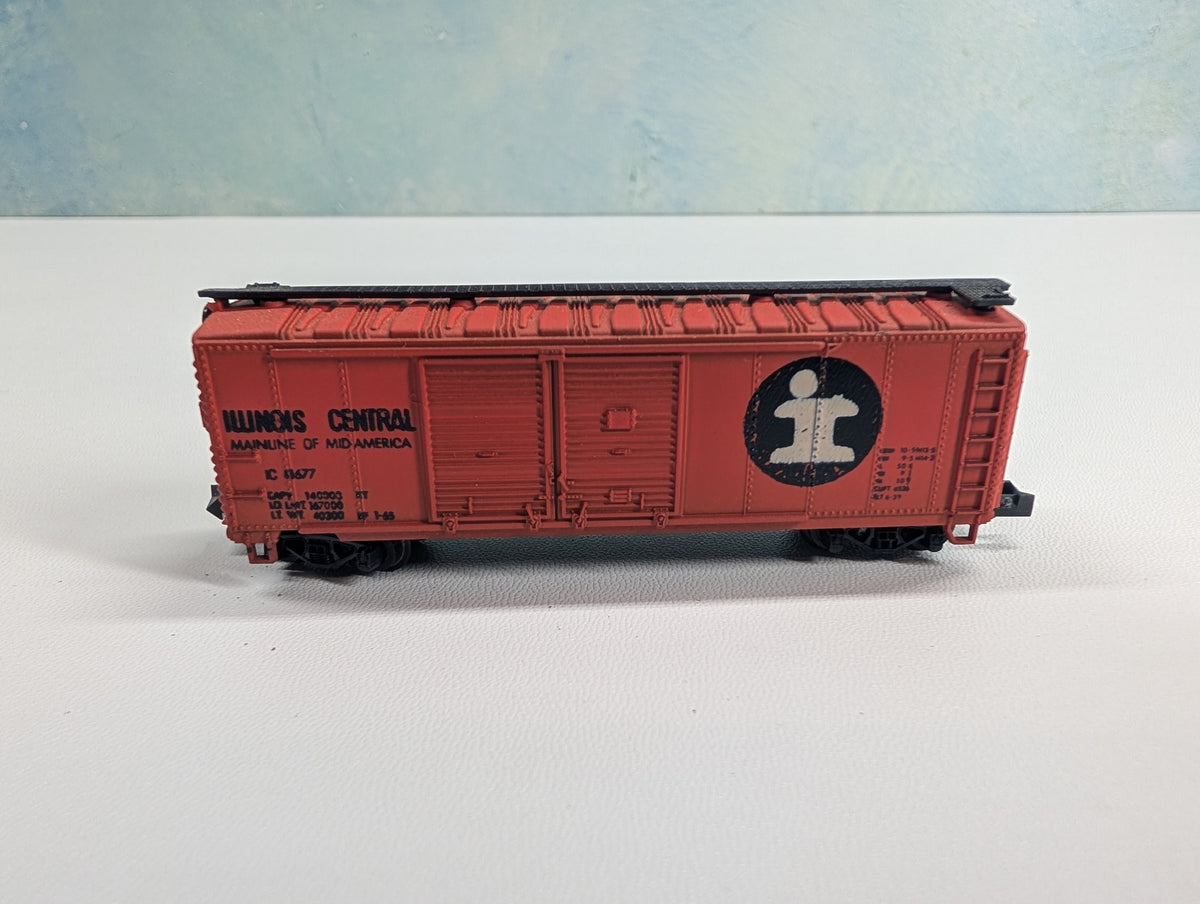 USED Atlas 2287 N Scale 40' DD Box Car Illinois Central IC #11677
