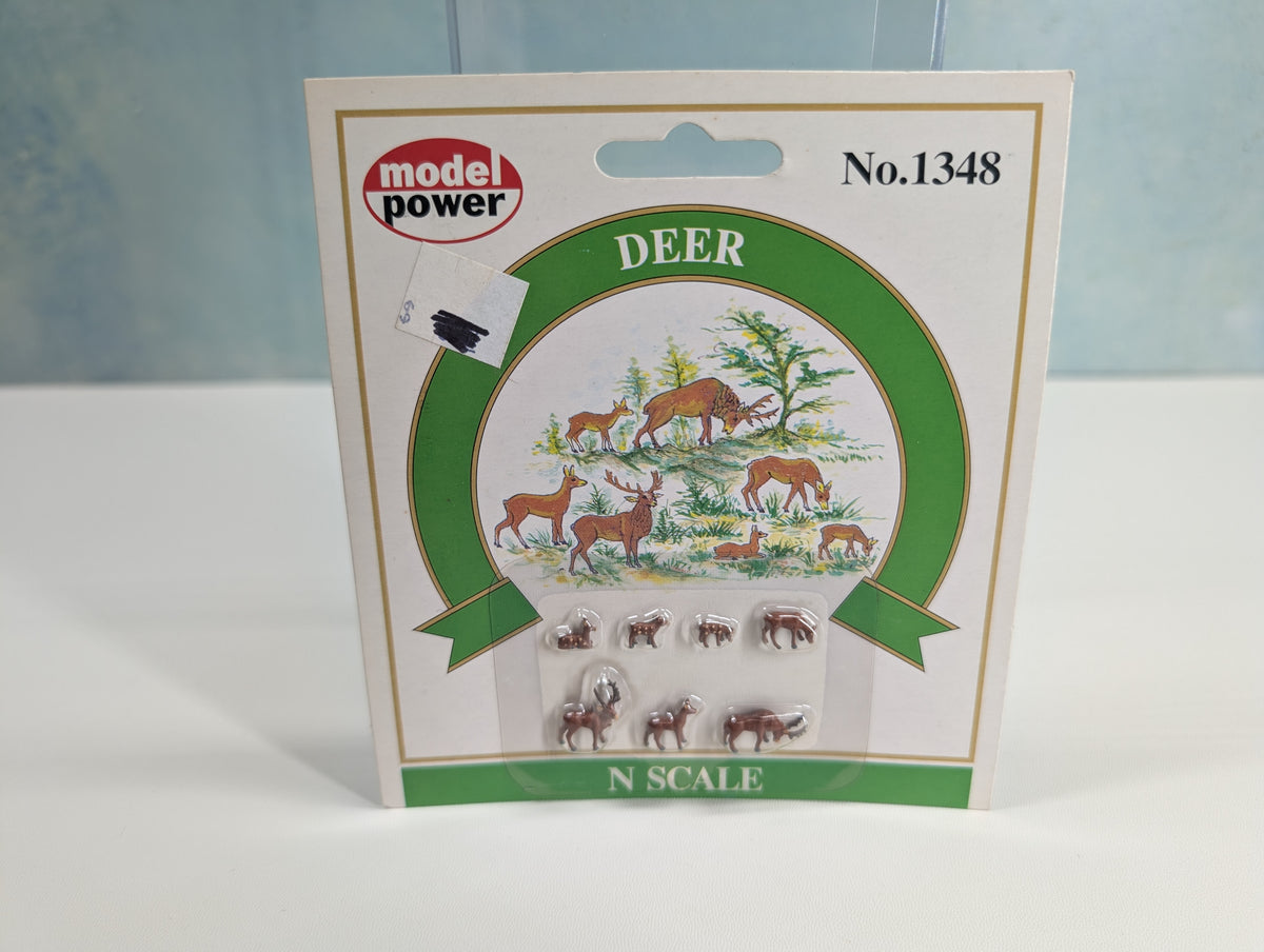 Model Power 1348 N Scale Deer (7 pcs)