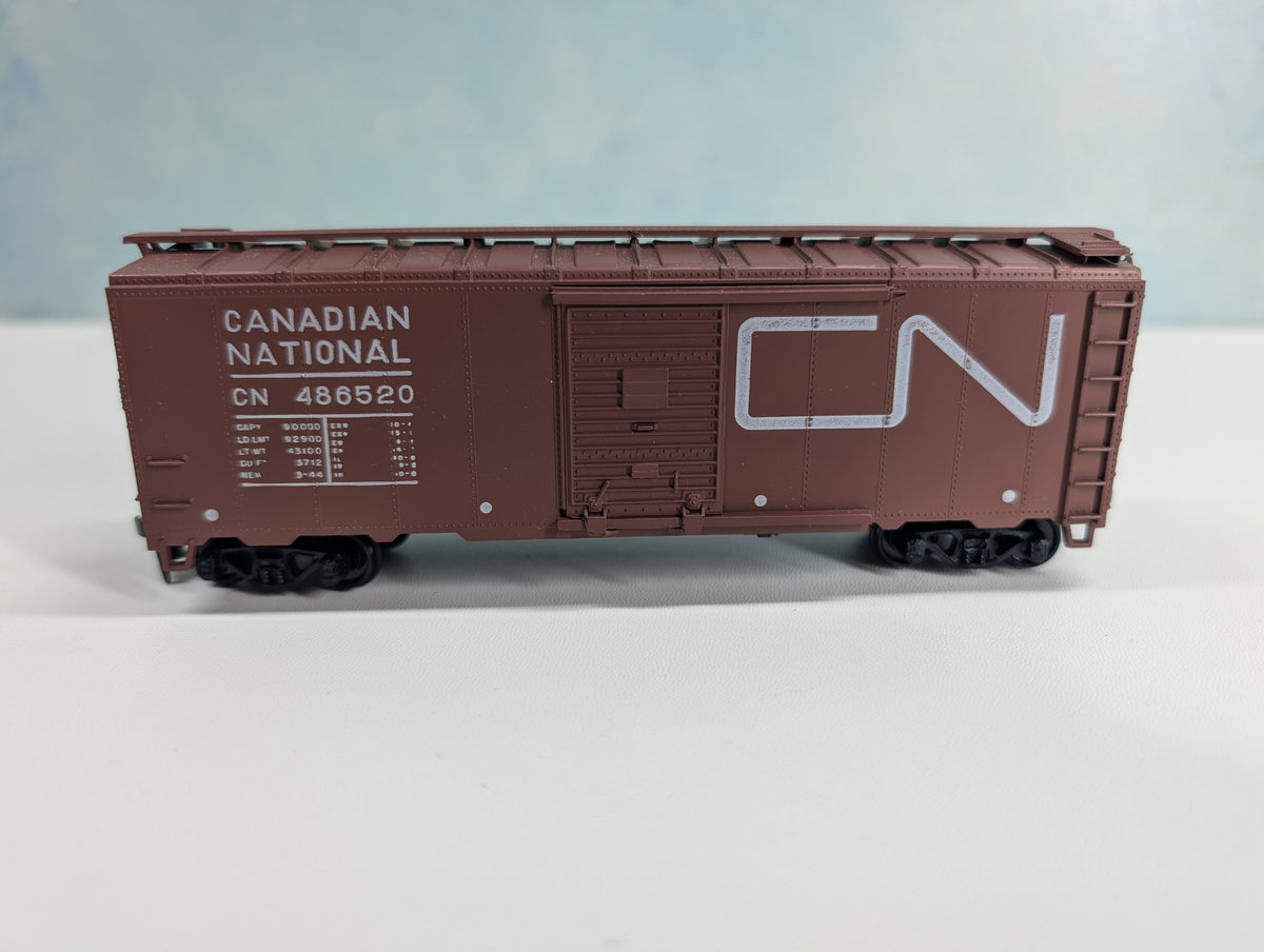 USED Athearn HO Scale 40' Box Car Canadian National CN #486520