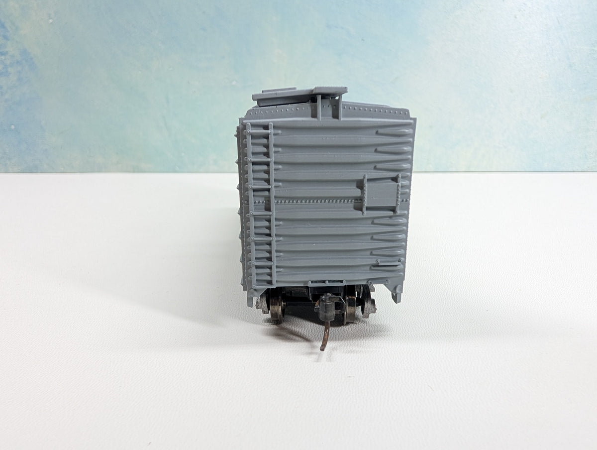 USED Athearn HO Scale 40' Box Car Erie Lackawanna EL #80006 Bev-Bel, Metal Wheels