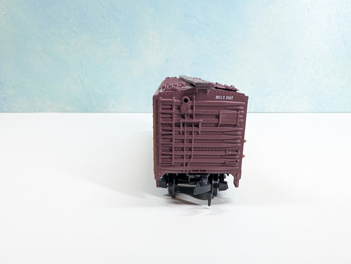 USED TRAIN MINIATURE HO Scale 40' Steel Reefer Box Car Mid-States Packers WCLX #2107