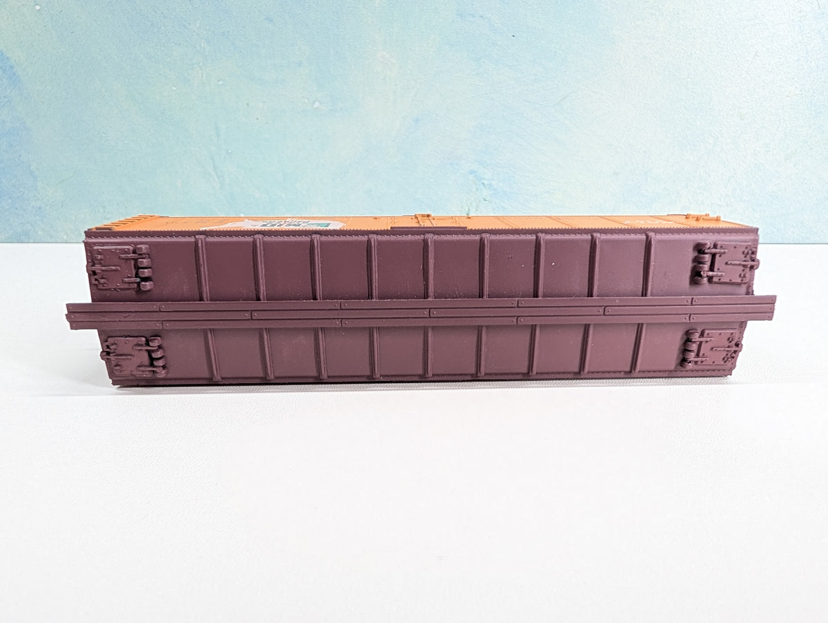 USED TRAIN MINIATURE HO Scale 40' Steel Reefer Box Car Mid-States Packers WCLX #2107
