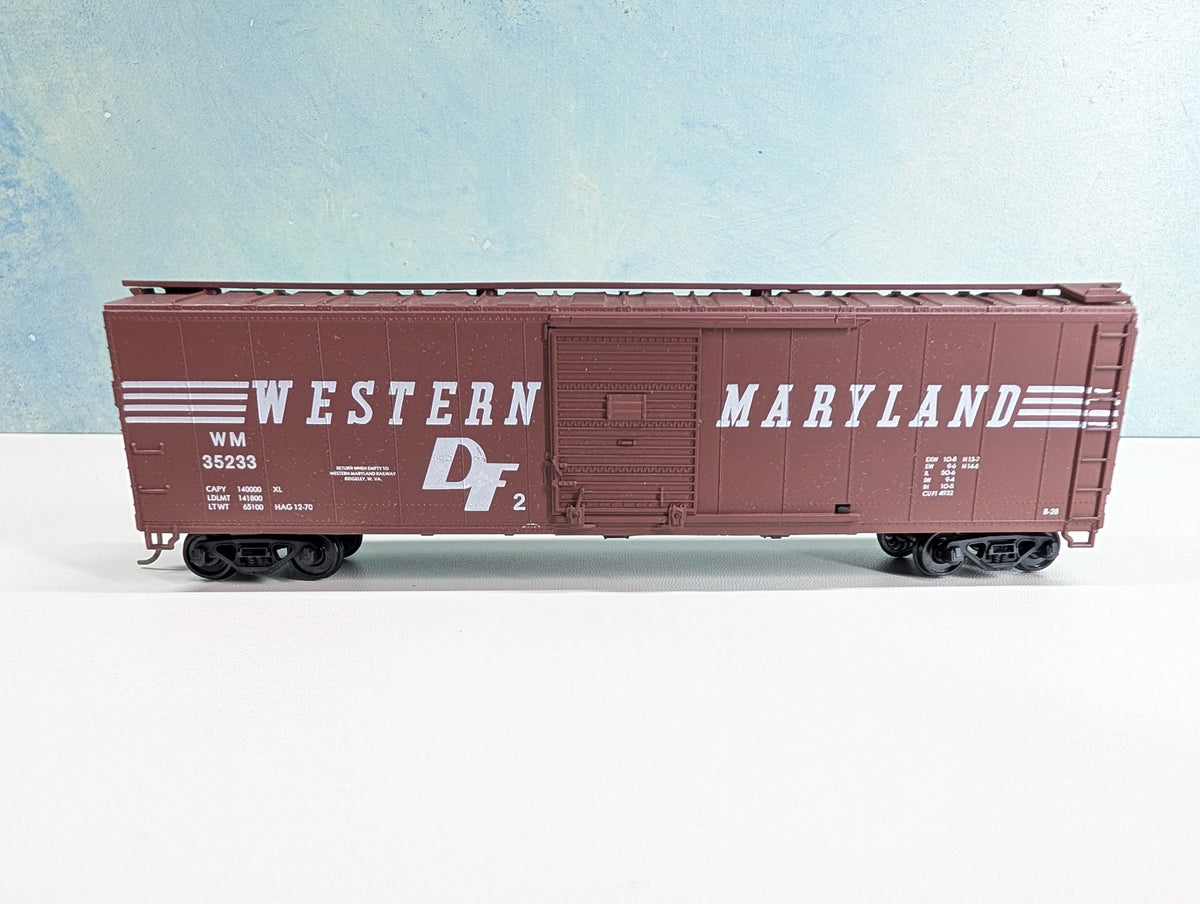 USED Athearn HO Scale 50' SD Box Car Western Maryland WM #35233 RailRunner Customer