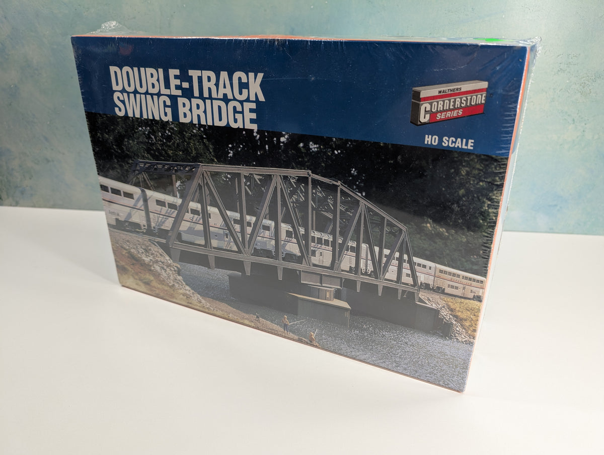 Walthers Cornerstone 933-3088 HO Scale Double-Track Swing Bridge (Retried) Sealed KIT