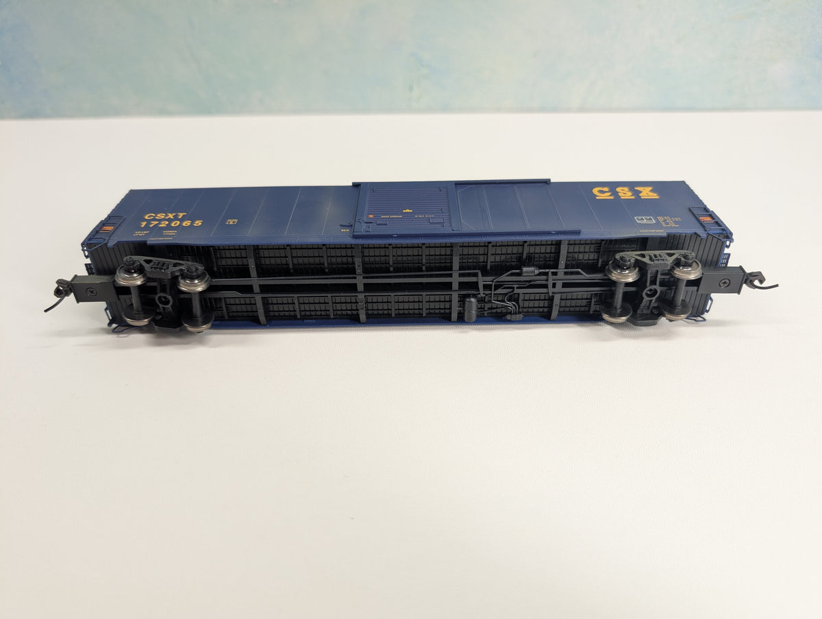 USED Atlas HO Scale 60' Box Car CSX CSXT #172065 Metal Wheels, Weathered