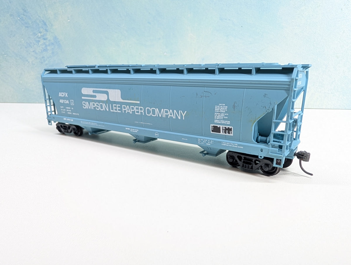 USED Accurail HO Scale ACF Centerflow Hopper Simpson Lee Paper Company ACFX #49134