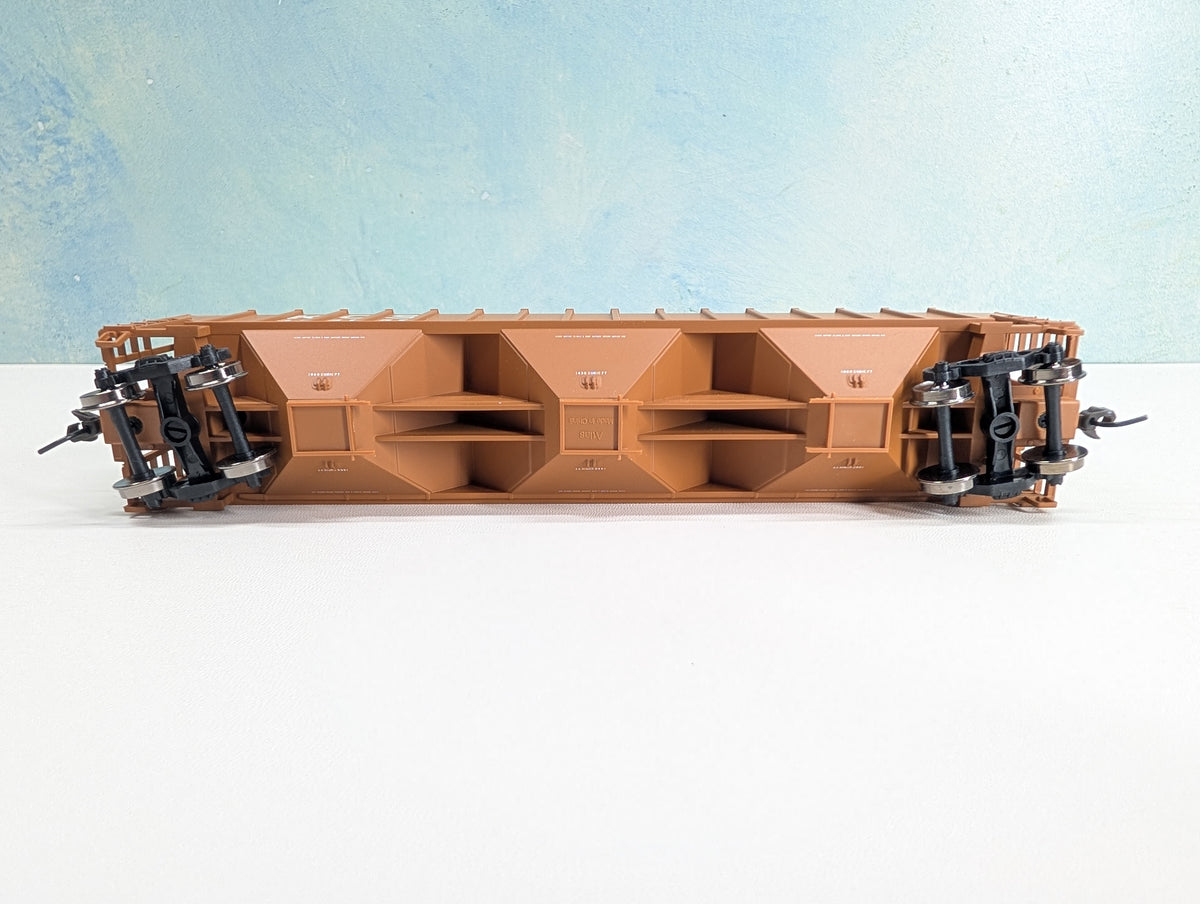USED Atlas HO Scale Thrall 3 Bay Covered Hopper Kansas City Southern KCS #308650 Metal Wheels