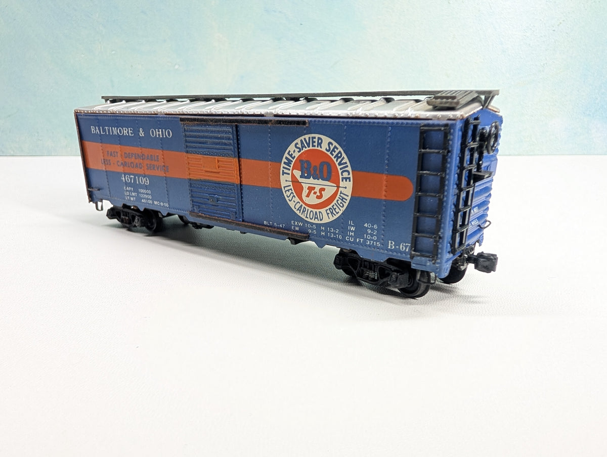 USED Varney HO Scale 40' Box Car Baltimore and Ohio B&O #467109