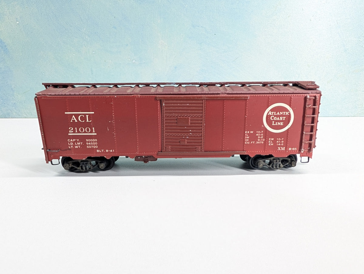 USED Varney HO Scale 40' Box Car Atlantic Coast Line ACL #21001