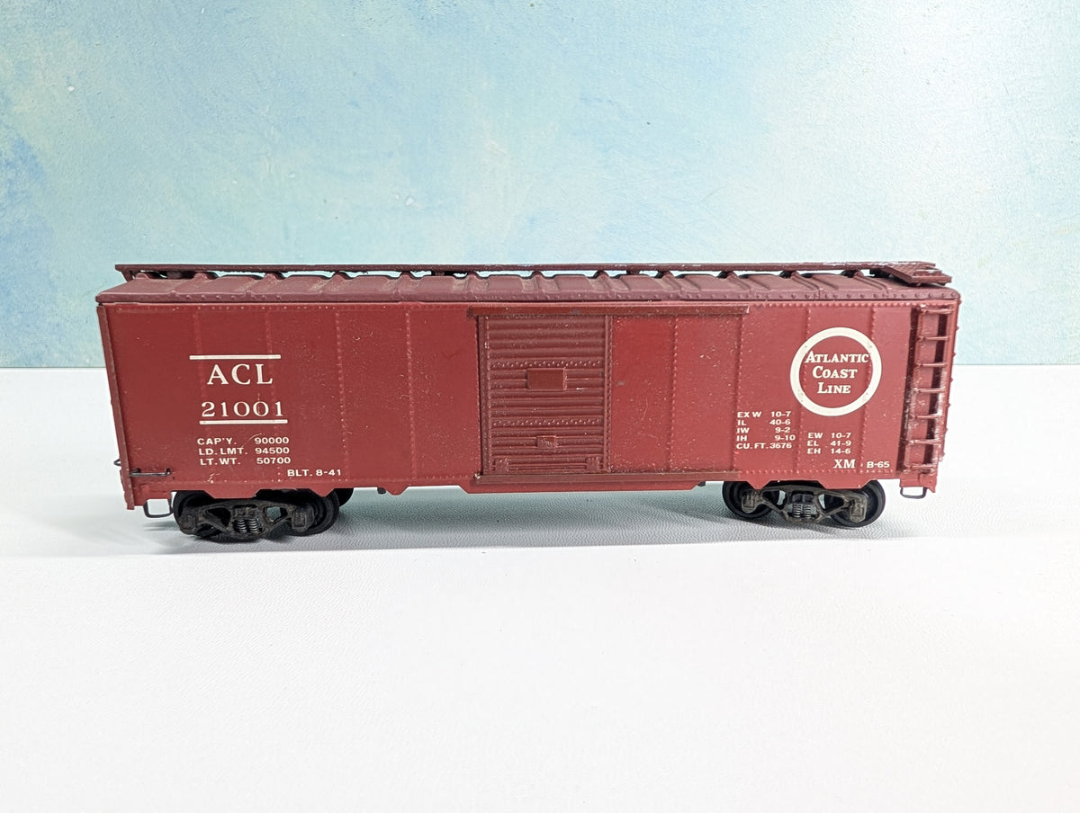 USED Varney HO Scale 40' Box Car Atlantic Coast Line ACL #21001