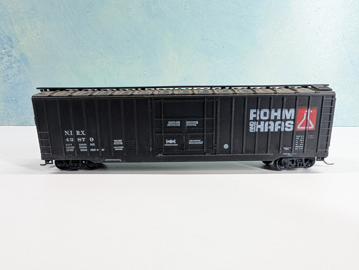 USED Athearn HO Scale 50' Box Car Rohm and Haas NIRX #42879