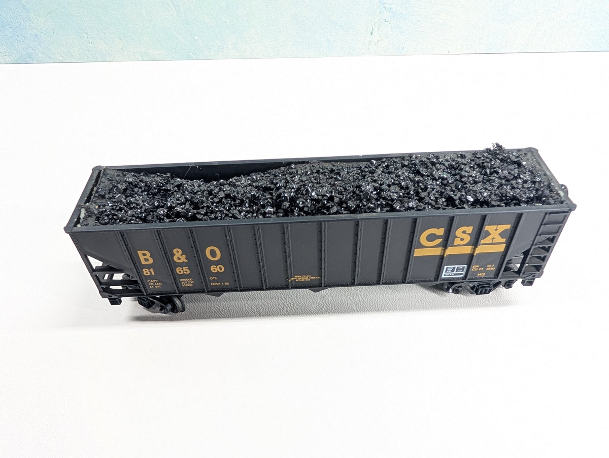 USED HO Scale Coal Hopper w/ Load CSX B&O #816560