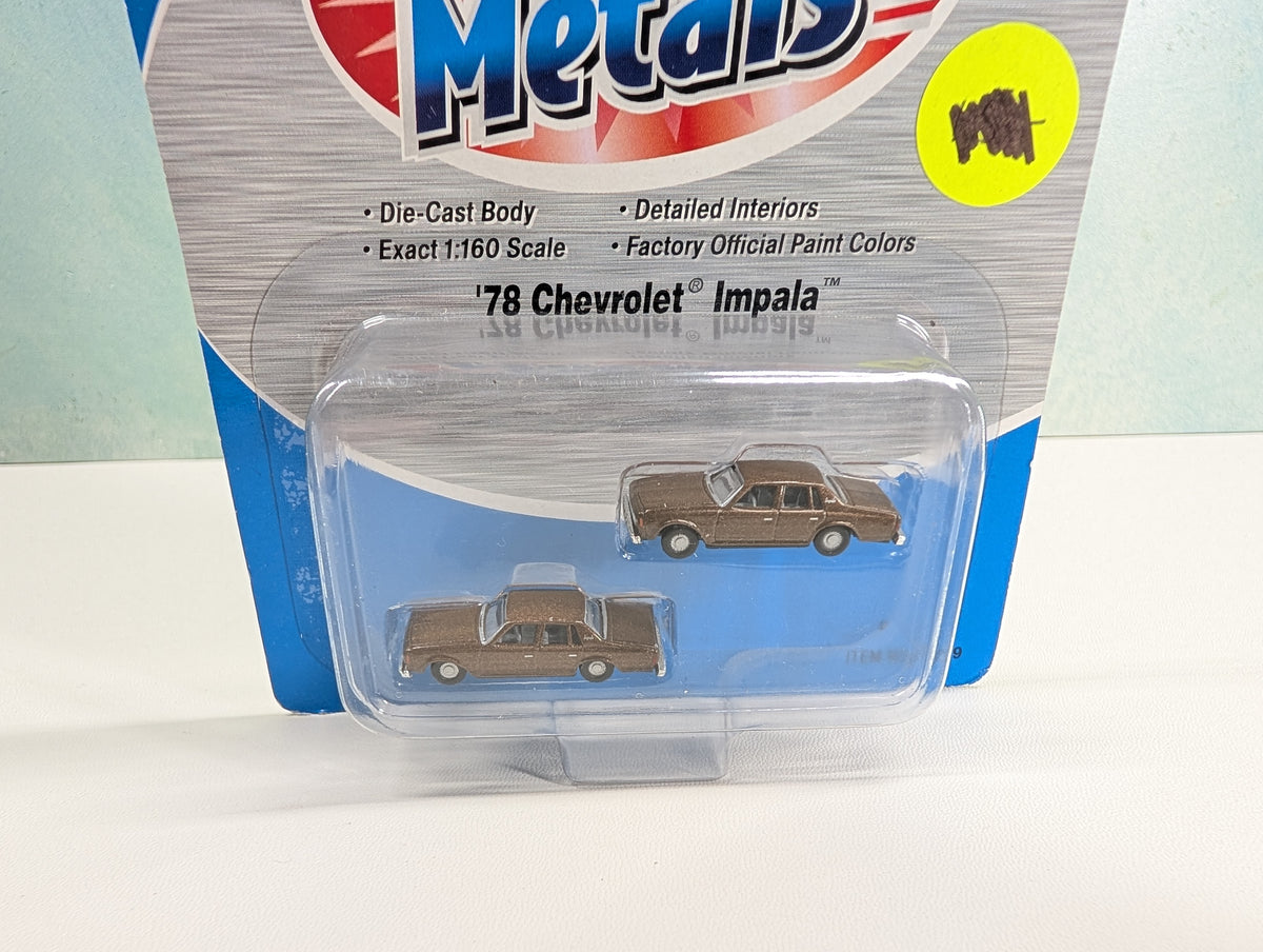 USED Classic Metal Works 50239 N Scale 78 Chevrolet Impala Set