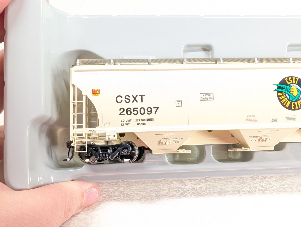 USED Athearn Genesis G4257 HO Scale Trinity Covered Hopper CSX #265097