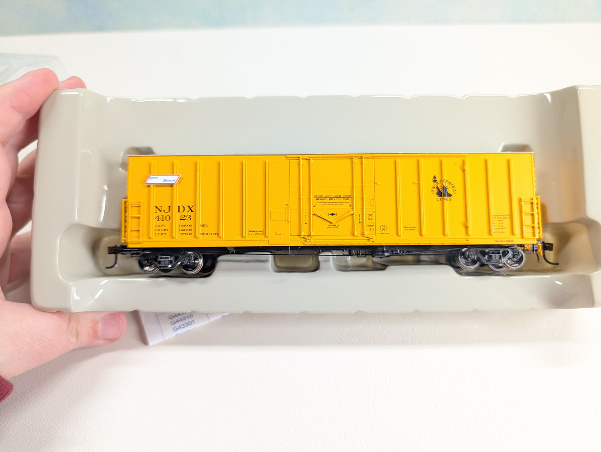 USED Athearn Genesis G4456 HO Scale NACC 50' Box Car Central of New Jersey NJDX #41023