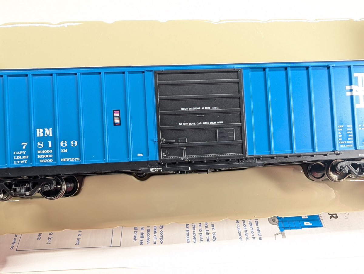 USED Athearn Genesis G4201 HO Scale SIECO 50' Box Car Boston & Maine BM #78169
