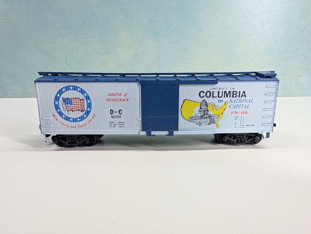 USED TRAIN MINIATURE HO Scale 40' State Car District of Columbia D of C #10114