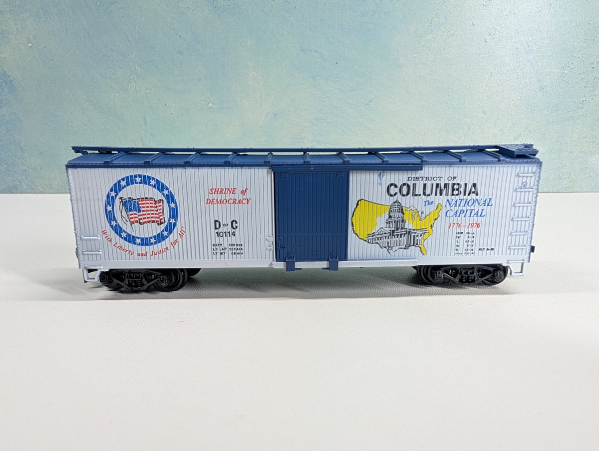 USED TRAIN MINIATURE HO Scale 40' State Car District of Columbia D of C #10114