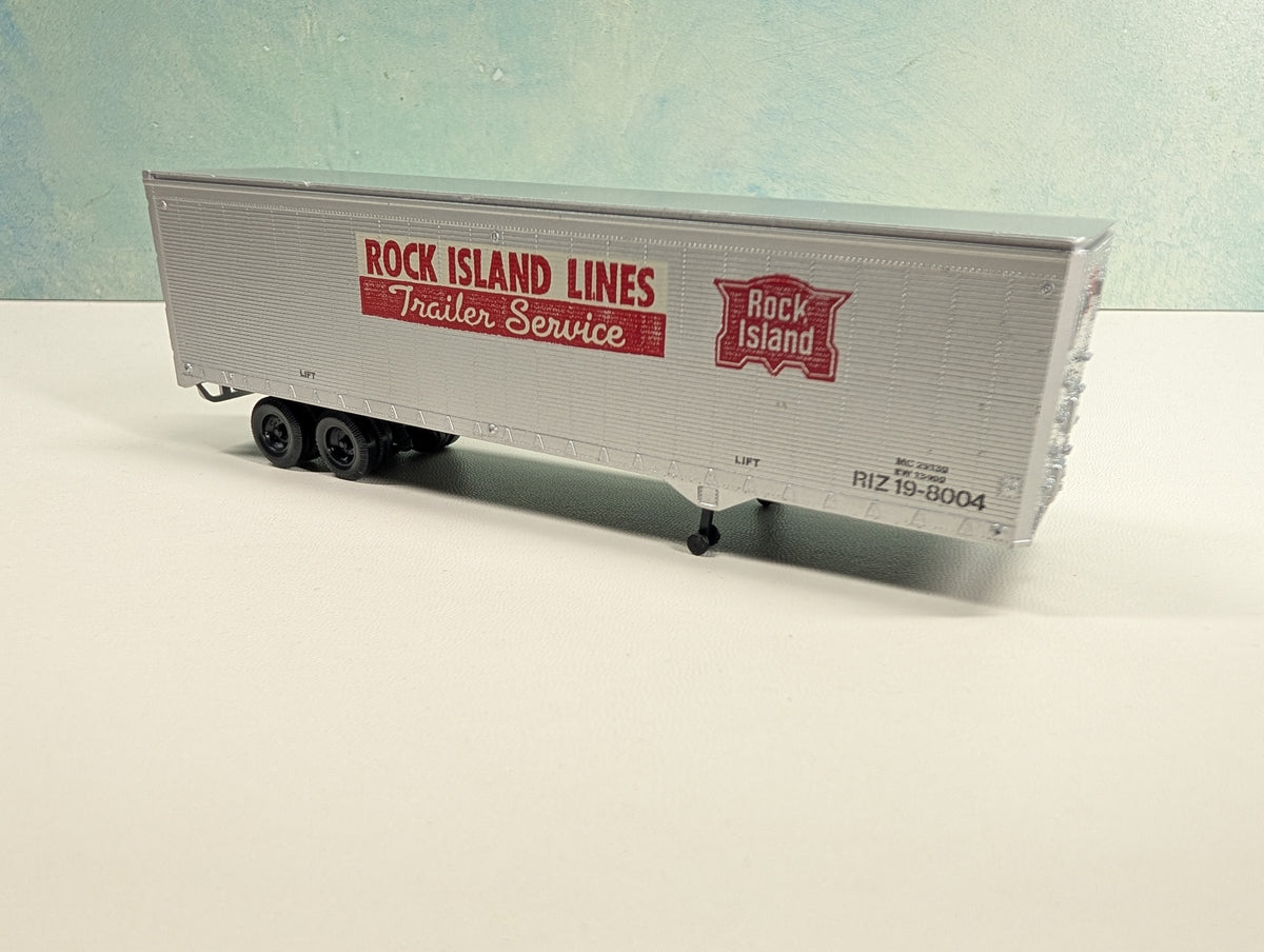USED Athearn HO Scale 40' Trailer Rock Island Lines RIZ #19-8004