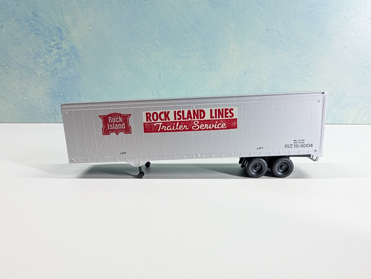 USED Athearn HO Scale 40' Trailer Rock Island Lines RIZ #19-8004