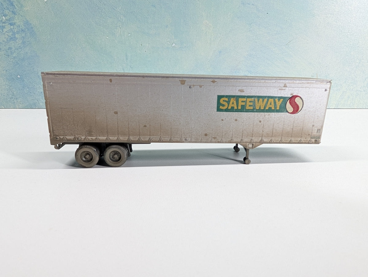 USED Athearn HO Scale 40' Trailer Safeway #4089F Weathered