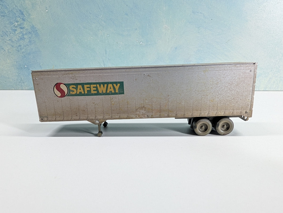 USED Athearn HO Scale 40' Trailer Safeway #4089F Weathered