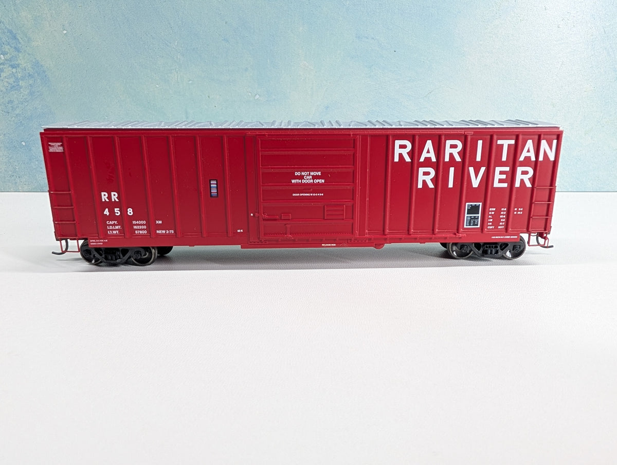 USED Athearn Genesis HO Scale SIECO 50' Box Car Raritan River RR #458