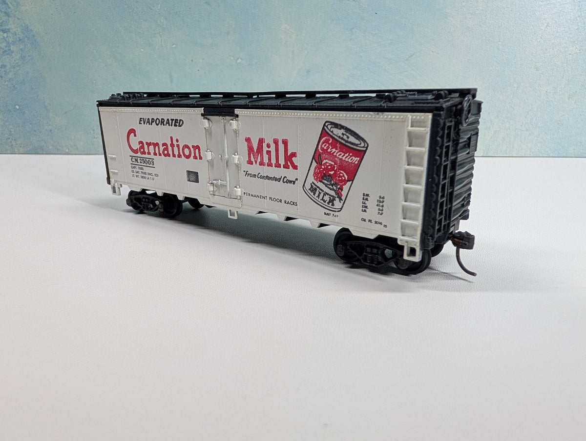 USED Athearn HO Scale 40' Box Car Carnation Milk CM #25003