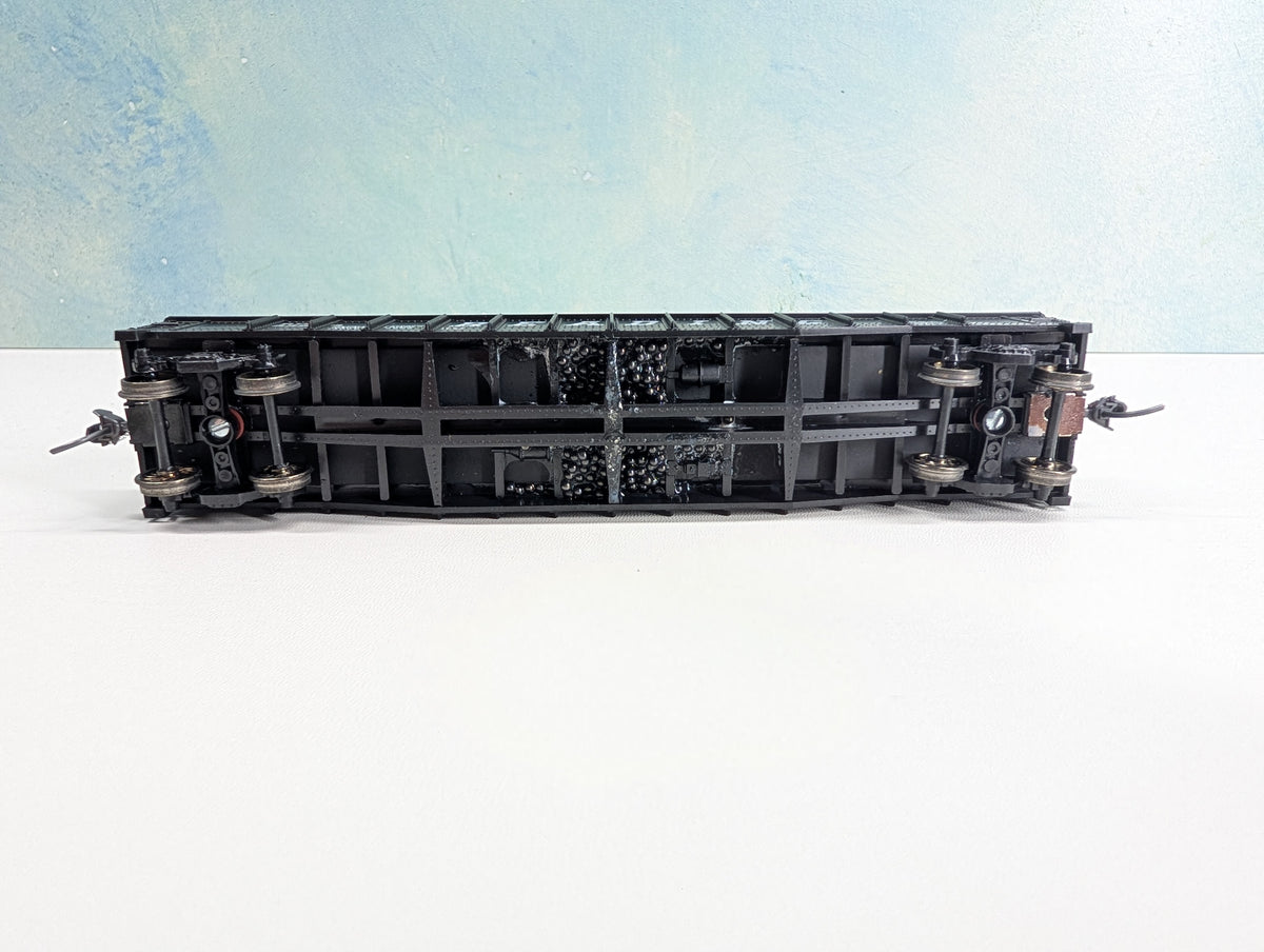USED Athearn HO Scale 50' Gondola w/ Pipe Load Reading RDG #33214 Bev-Bel, Metal Wheels