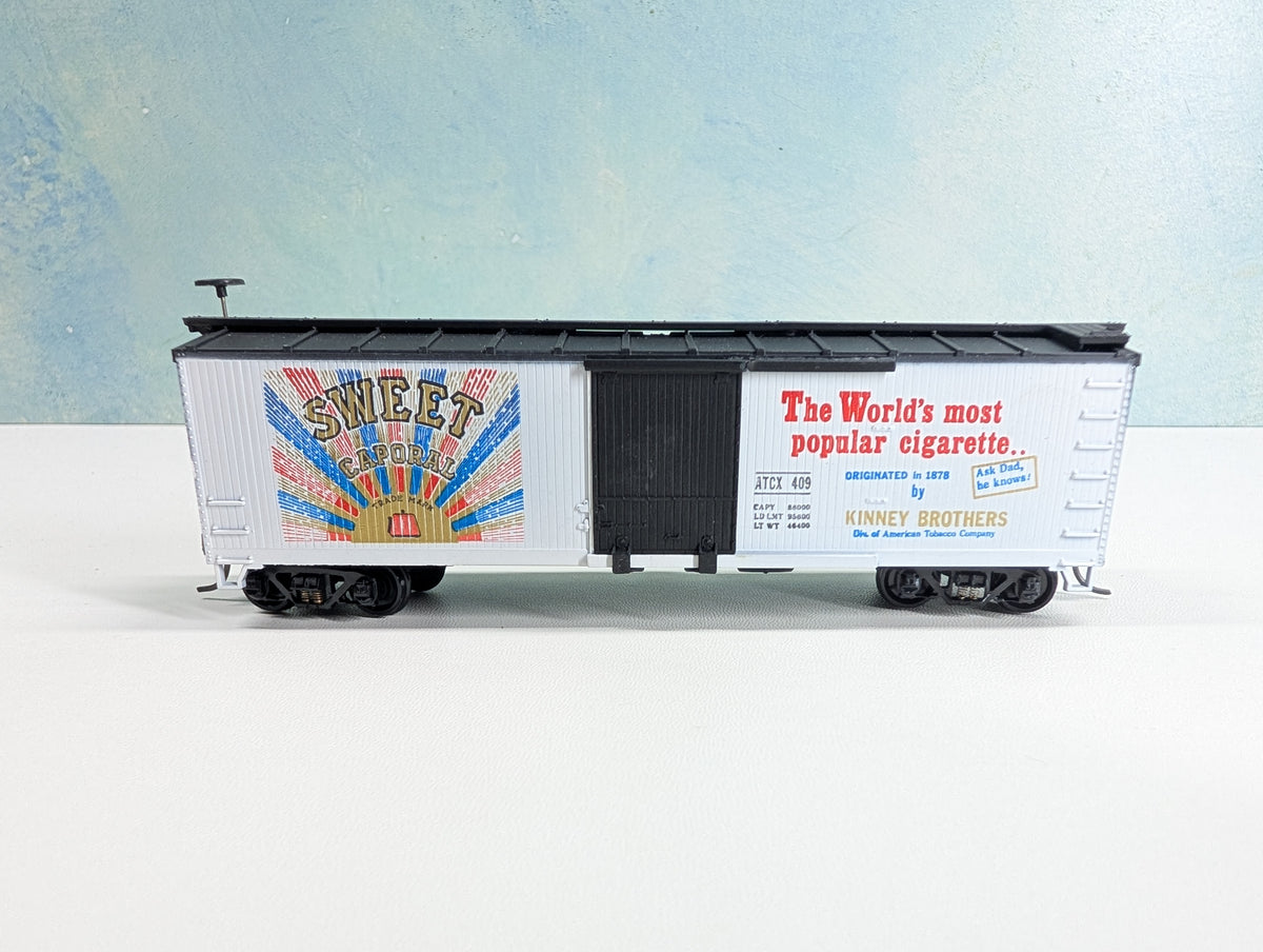 USED TRAIN MINIATURE HO Scale Tobacco Road Series Car Sweet Caporal Cigarettes ATCX #409