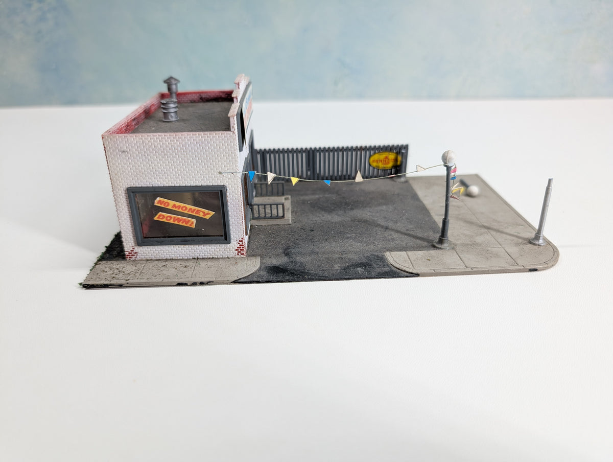 USED Tyco HO Scale Honest Sam's Used Cars, Car Dealership