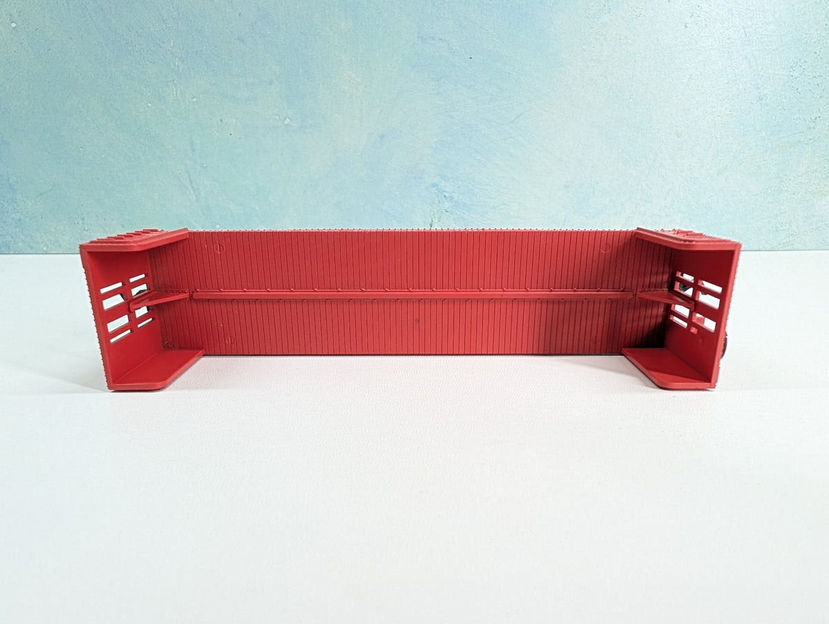 USED Athearn HO Scale Bulkhead Flat Car Burlington CB&Q #85126